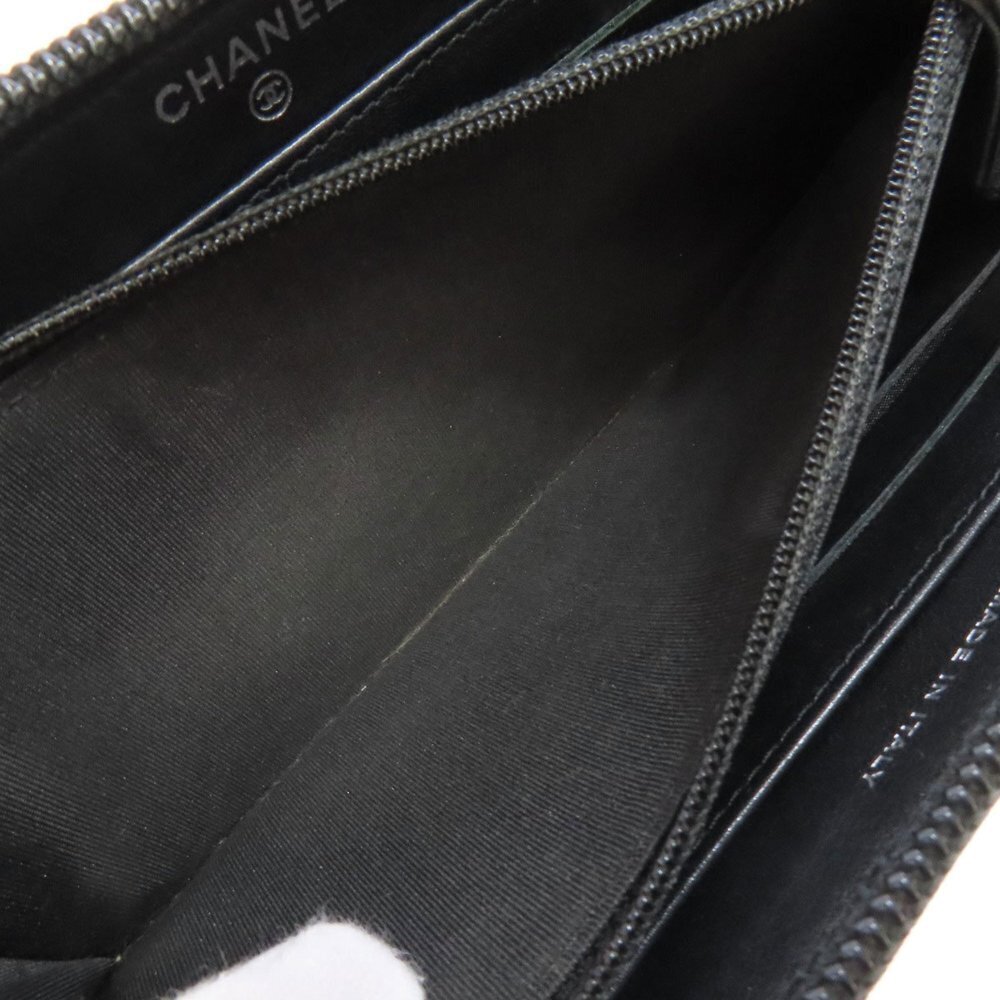 CHANEL Black Logo Wallet - Picture 5 of 11